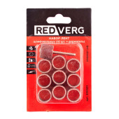 Набор лент шлифовальных REDVERG (10шт+держатель) (830501) Набор лент шлифовальных REDVERG (10шт+держатель) (830501)