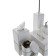Bertocci Le Ceramiche Дозатор для жидкого мыла, настольный 7,5хh18х7,5см., цвет: белая керамика/хром. 123 4607 0000
