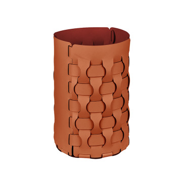 ADJ Корзина для мусора Dubai, D22xH35 см., цвет: коньяк/бордо. 2235.09/30