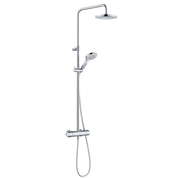 Kludi 69 079 05-00 xDive Душевая система для душа, с терм., Ø200/117 мм, 1/3 режима 690790500