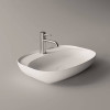 Alice Form Oval Раковина 60x45х12см., накладная, 1 отв., цвет: белый матовый. 22460109