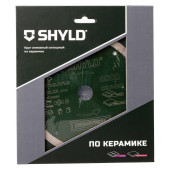 Круг алмазный SHYLD сплошной по керамограниту и плитке 180х22,23 мм(30250)