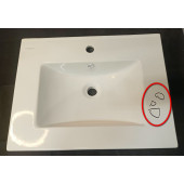 SaleAQWB.FN/Quadro/60-C/WHT.G/S Sanita Luxe Quadro 60 Раковина мебельная 610х471х164(20) мм, с отв. SaleWB.FN_Quadro_60-C_WHT.G_S_1120