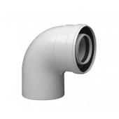 Уголок 90° Protherm DN 60/100 мм для газоотвода, алюминий. 3003200383