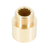 Удлинитель, ELSEN, Metalit, НВ, 1/2, 1/2, длина, мм-20, латунь, CN