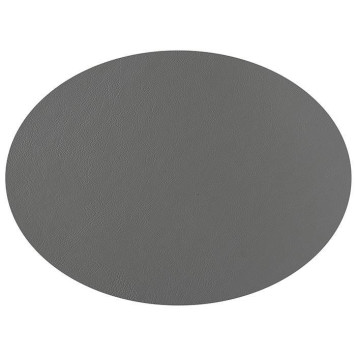 ADJ Овальный плейсмат, 47,5x35 см., цвет: черный/серый-3