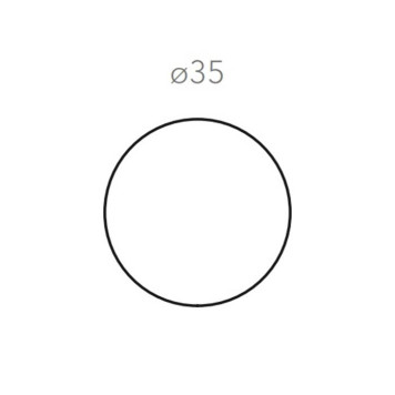 ADJ Круглый плейсмат, D35 см., цвет: белый/панна котта-4