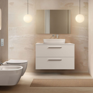 Ideal Standard I.life O Унитаз подвесной 35x53см, безободковый, смыв HydroTwist, крепление EasyFix+, цвет: белый. T568001-2