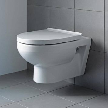 Duravit DuraStyle Комплект: подвесной унитаз Basic Rimless 256209 36.5х54см.+ сиденье с автоматическим закрыванием 002079-3