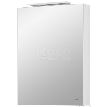 Roca A857643501 Oleta Шкаф зеркальный левый 500х700х137 мм, LED светильник, Белый матовый A857643501