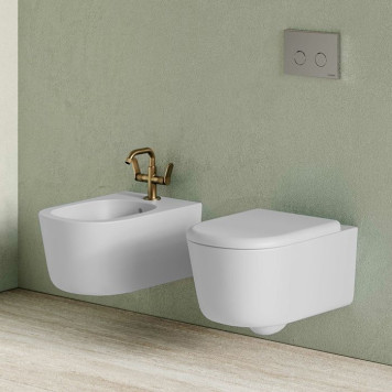 Globo Lalita Унитаз подвесной 54х36хh34см., безободковый, со сливом CLEANSTORM, цвет: белый-1