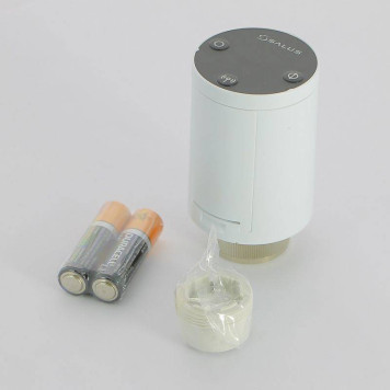 Привод Salus термоэлектрический беспроводной с адаптером Danfoss RA 2хАА-1