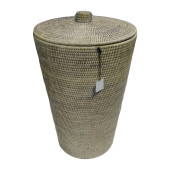 Decor Walther Basket WB Корзина для белья 40x65см, с крышкой, напольная, цвет: ротанг светлый. 0922091