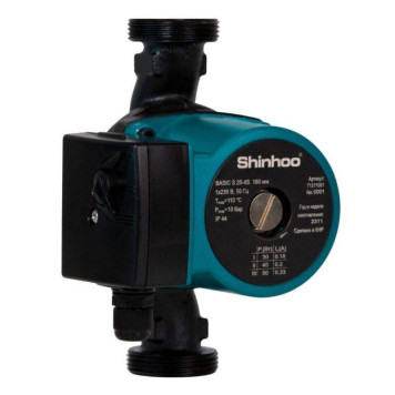 Насос циркуляционный Shinhoo BASIC S 32-4S с гайками-2