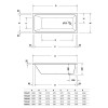 Duravit No.1 Ванна 180х80см., встраиваемая, акриловая, цвет: белый. 700491000000000
