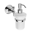 Nicolazzi Accessori Classica Дозатор для жидкого мыла, подвесной, цвет: хром/белый. 1489CR