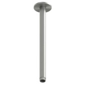 QuadroDesign Держатель верхнего душа, потолочный 30см., цвет: brushed stainless steel