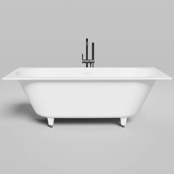 Salini Ornella KIT Встраиваемая ванна 170х75х60см., прямоугольная, материал: S-Sense, цвет: белый глянцевый. 103513G-1