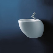 Laufen Alessi One Биде напольное 39x58.5x41.5см, с 1 отв. под смеситель, с покр. LLC, цвет: белый. 8.3297.1.400.304.1