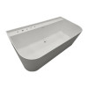 Laufen Sonar Ванна 160x81х53см, пристенная, 5 отв., со слив-переливом, материалл: Marbond, цвет: белый. 2.2034.7.000.036.1