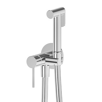 Newform Idroscopini Смеситель с гигиеническим душем, держатель, шланг 120см., цвет: хром. 886E.21.018