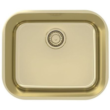 Alv 1113575 Variant 10 Monarch Gold Мойка U, 1 чаша, 0,8 мм, 3½ 480х400х180 мм+выпуск 1140630 1113575
