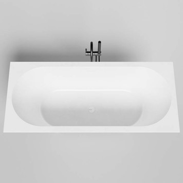Salini Ornella KIT Встраиваемая ванна 170х75х60см., прямоугольная, материал: S-Sense, цвет: белый глянцевый. 103513G-3