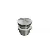 QuadroDesign Source Донный клапан Up  down, цвет: brushed stainless steel. SC015AS