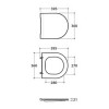 Globo Forty3 Сиденье быстросъемное для унитаза FOS04/FOS06/FO003, duroplast, с микролифтом, цвет: белый/хром