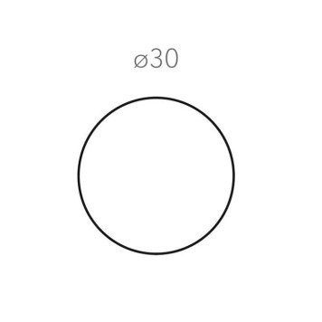 ADJ Круглый плейсмат, D30 см., цвет: черный/серый-6