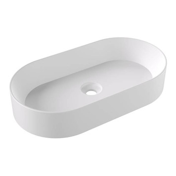 Alice Spy Oval Раковина 65x36х12см., накладная, без отв., цвет: белый матовый. 34240109