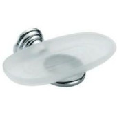 CA 133.52 GOLD Мыльница настенная, матовое стекло CA13352