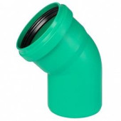 Отвод, Ostendorf, KG2000B, 45°, 110, 110, PP-MD (полипропилен)