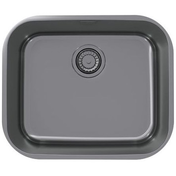Alv 1113582 Variant 10 Monarch Anthracite Мойка U, 1 чаша, 0,8 мм, 3½ 480х400х180 мм+выпуск1140633 1113582