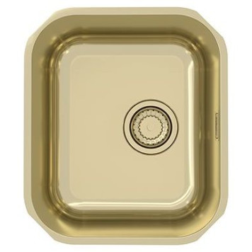 Alv 1113584 Variant 40 Monarch Gold Мойка U, 1 чаша, 0,8 мм, 3½ 340х400х180 мм+выпуск 1140630 1113584