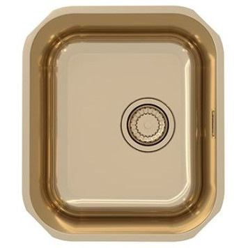 Alv 1113587 Variant 40 Monarch Bronze Мойка U, 1 чаша, 0,8 мм, 3½ 340х400х180 мм+выпуск 1140632 1113587