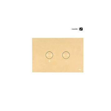 Кнопка смыва OLI BLINK 878781 пневматическая антивандальная сталь золото