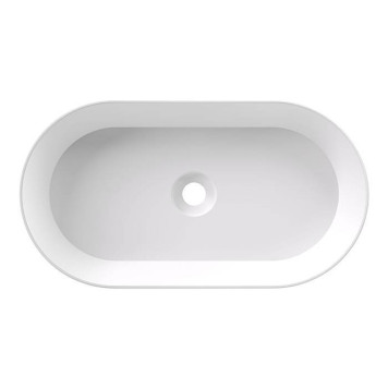 Alice Spy Oval Раковина 65x36х12см., накладная, без отв., цвет: белый матовый. 34240109-1