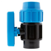 Кран шаровой компрессионный 32 х 1М для труб ПНД