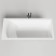 Salini Cascata kit Встраиваемая ванна 180х80х60см, донный клапан, материал: S-Sense, цвет: белый матовый. 104513M