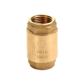 Клапан обратный, Premium, 1, ВВ, PN 16, с латунным сердечником