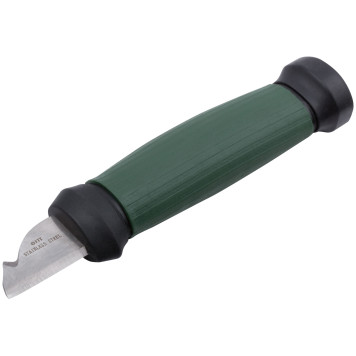 Нож электрика, нерж.сталь, 2-х сторонняя заточка, лезвие 33 мм-1