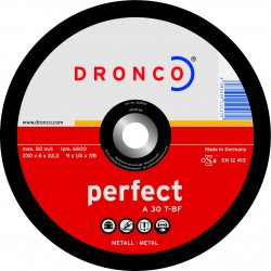 Шлифовальный диск Dronco A30T 180x6 (3186041)