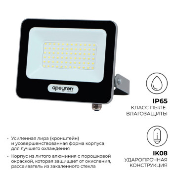 Настенно-потолочный прожектор Apeyron Electrics 05-47-4