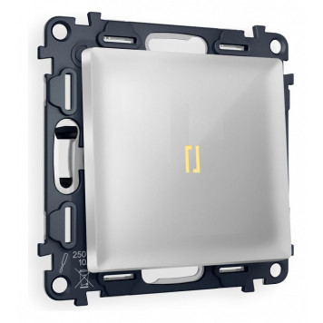 Выключатель проходной одноклавишный с подсветкой Ambrella Volt Quant MA402030