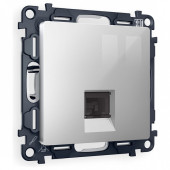 Розетка Ethernet RJ-45 и со шторками, без рамки Ambrella Volt ALFA MA412005