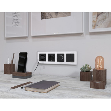 Терморегулятор электромеханический для теплого пола без рамки Ambrella Volt ALFA MA805710-2