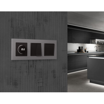 Терморегулятор электромеханический для теплого пола без рамки Ambrella Volt ALFA MA805810-1