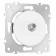 ТВ-розетка без рамки Arte Milano am-202 202.42-1.white