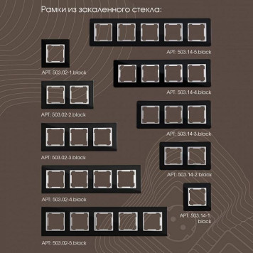 ТВ-розетка без рамки Arte Milano am-203 203.42-1.black-2